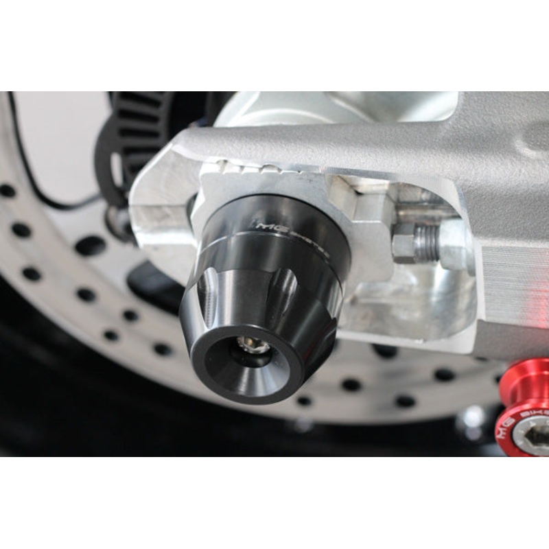 MG Biketech swingarm protector set