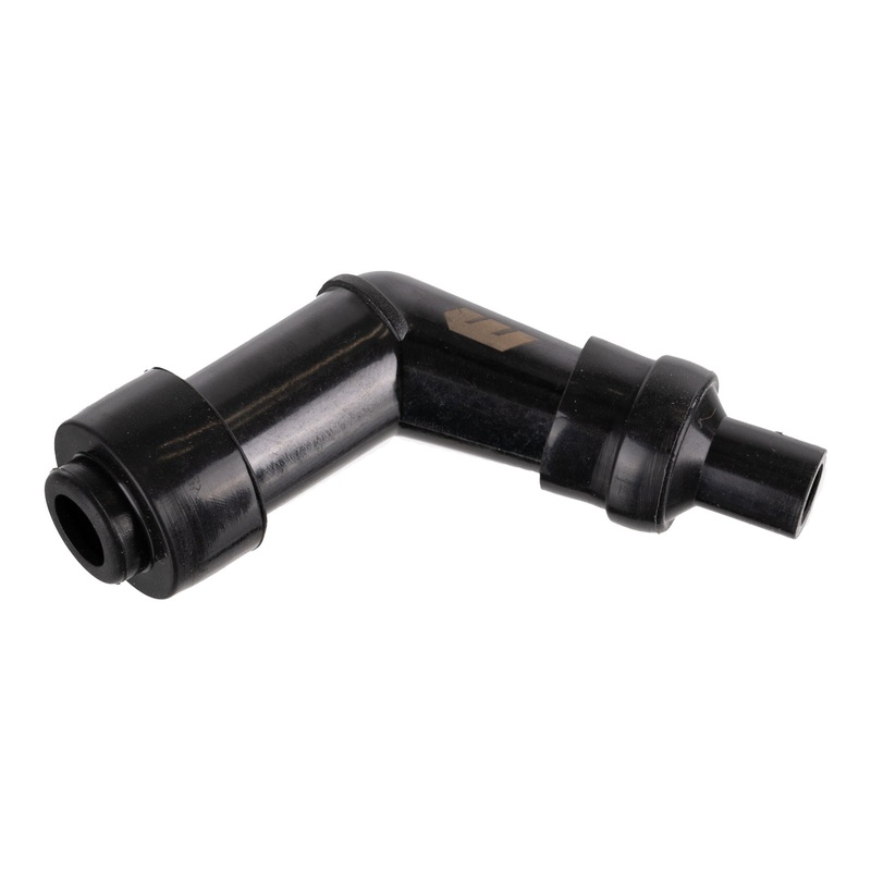 Whites Spark Plug Cap - Angled (Black)