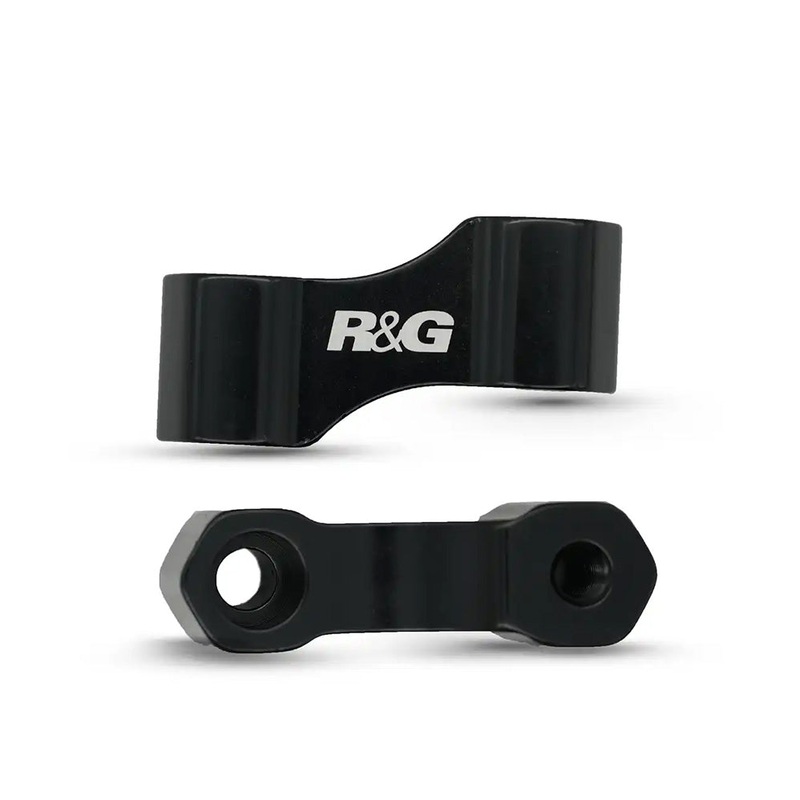 Mirror Wideners for M10 x 1.25 RH Thread Mirrors 35mm height- 45mm width R&G (MW0003BK)