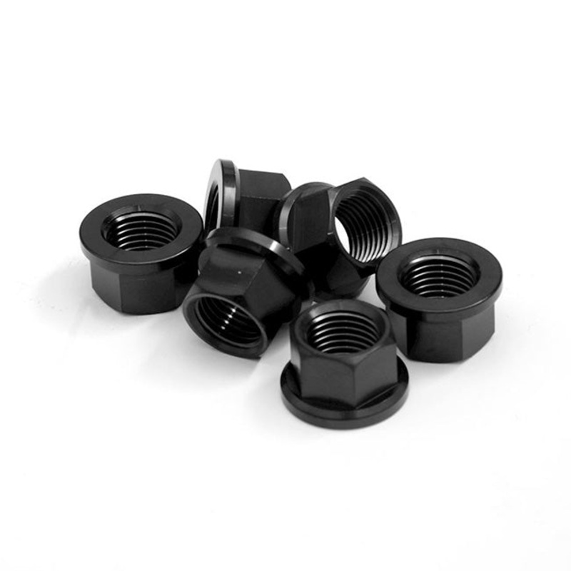 Titanium Sprocket Nut PVD Black M10X1.25 - 5 pack (RGN01BK/5)