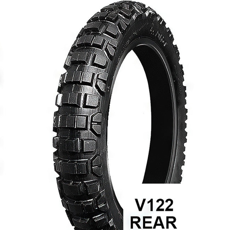 110/80-18 TT V122 Trail Vee Rubber Tyres 6ply DOT (V1811080V122)