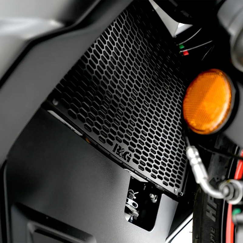 PRO Radiator Guard For Aprilia RS457 24- Black R&G (RAD0353PROBK)