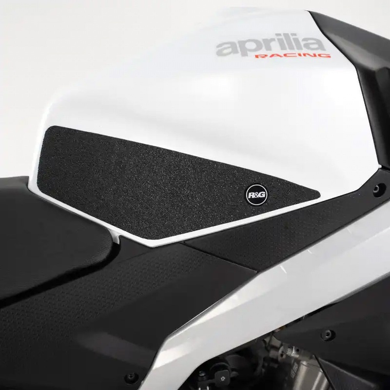 R&G Tank Traction Grips for Aprilia RS457 24- Black R&G (EZRG010BL)