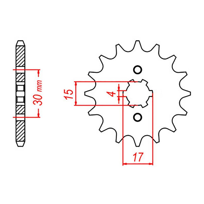 MTX 274 Steel Front Sprocket #428