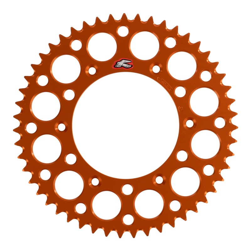Renthal Sprocket Rear Orange 51T Alloy 7075 T6 Grooved KTM